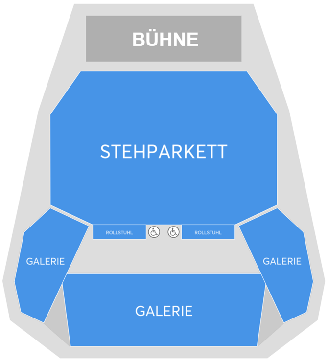 Zaalplattegrond: Frei.Wild: Immer unter Feuer | VIP