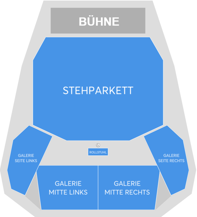 Plan de salle - Raiffeisen Halle im Gasometer