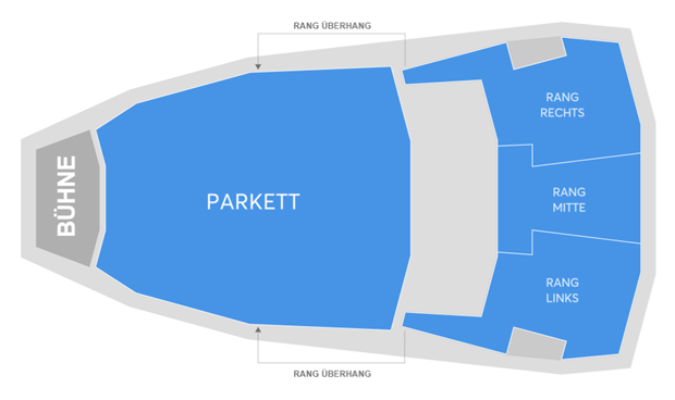 Plan de salle - Festspiel- und Kongresshaus