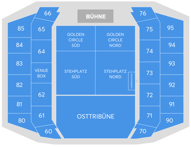 Zaalplattegrond: NE-YO & AKON: Nights Like This Tour 2026