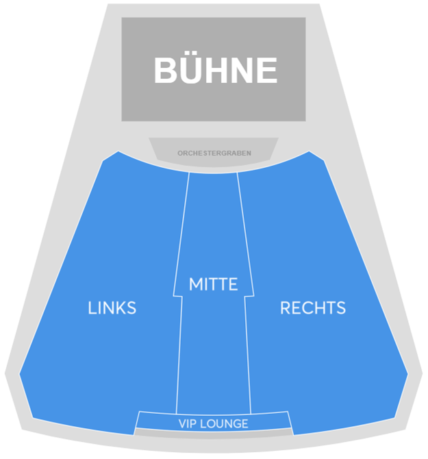 Zaalplattegrond: MAMMA MIA! - Das Original-Musical