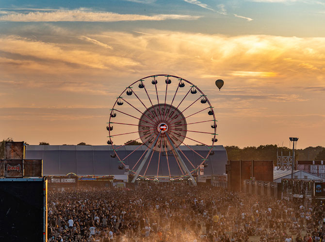 Venue seating chart for Graspop Metal Meeting for reference only