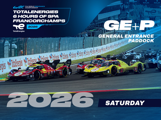 Venue seating chart for Wec 6 Hours for reference only