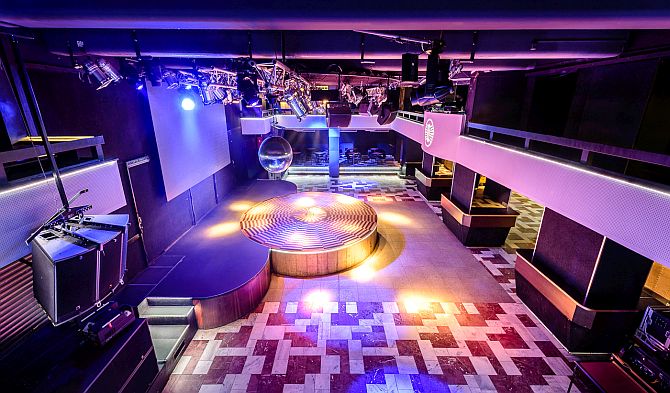 Seating plan for Lucerna Music Bar