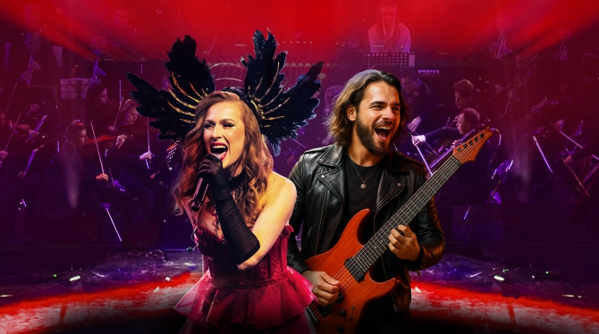 Náhledová mapa míst pro Legendary Rock Voices je pouze orientační