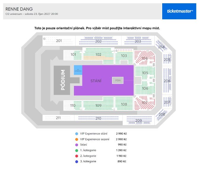 Seat map