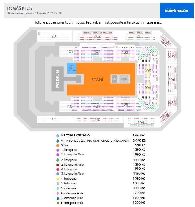 Seat map
