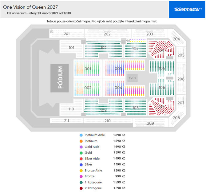 Seat map