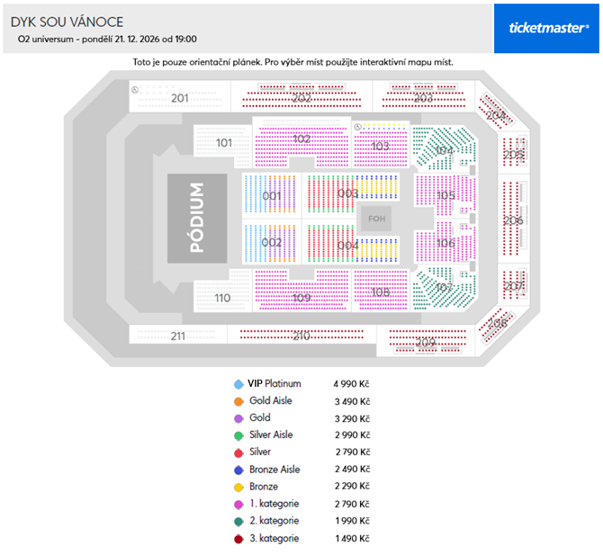 Seat map