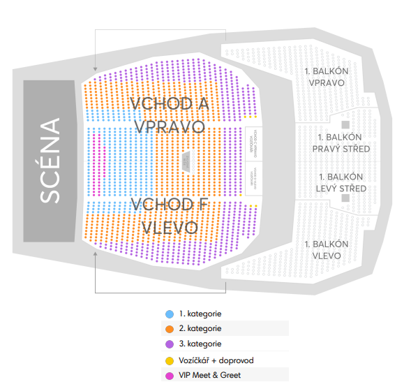 Náhledová mapa míst pro Chris Hadfield je pouze orientační