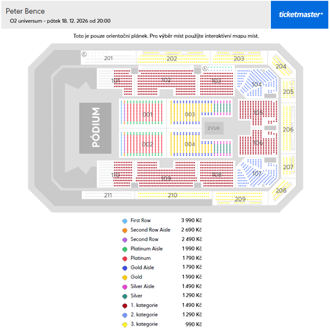 Seat map