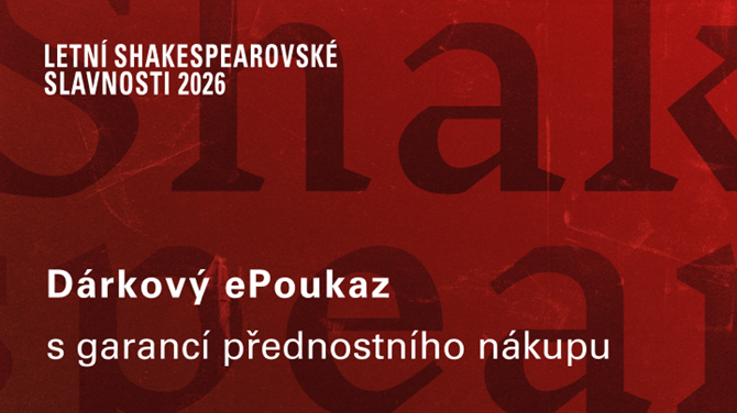 Náhledová mapa míst  pro Dárkový ePoukaz Letní shakespearovské slavnosti je pouze orientační