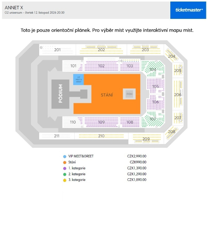 Seat map