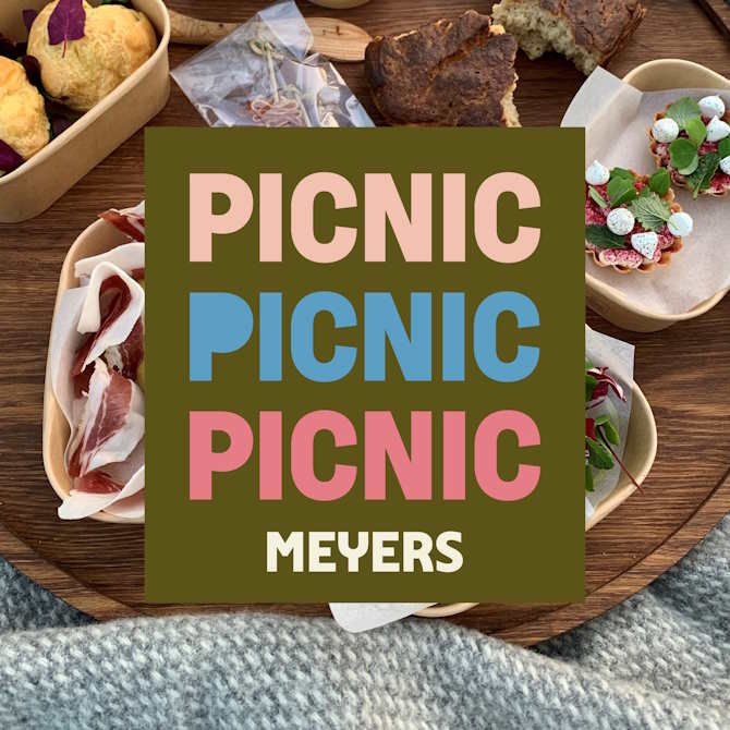 Zaalplattegrond: Meyers picnickurv til Engage Festival FREDAG 19.06.2026