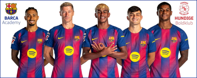 Salsoversigten til FC Barcelona Camp er kun vejledende