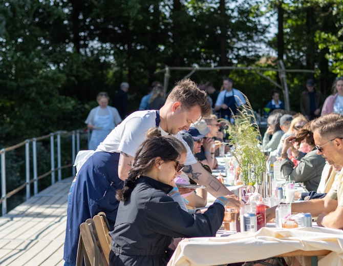 Zaalplattegrond: Heartland 2026 restaurant - The Great Dessert Dinner with Lækkerier