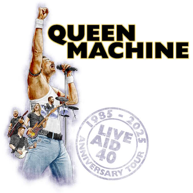Salsoversigten til Queen Machine er kun vejledende