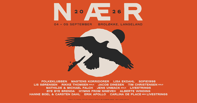 Venue seating chart for NÆR for reference only