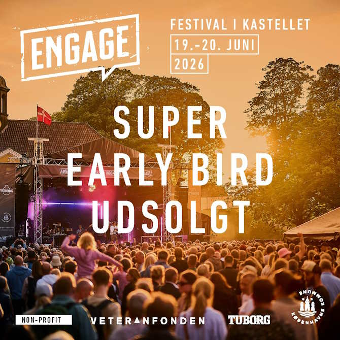 Salsoversigten til ENGAGE i Kastellet er kun vejledende