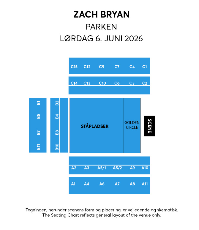Salsoversigten til Zach Bryan er kun vejledende