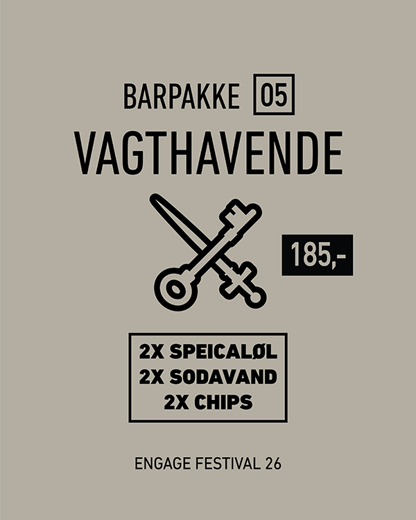 Zaalplattegrond: VAGTHAVENDE - BARPAKKE
