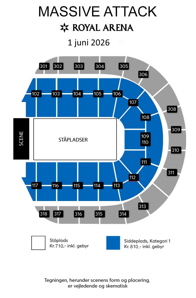 Zaalplattegrond: MASSIVE ATTACK