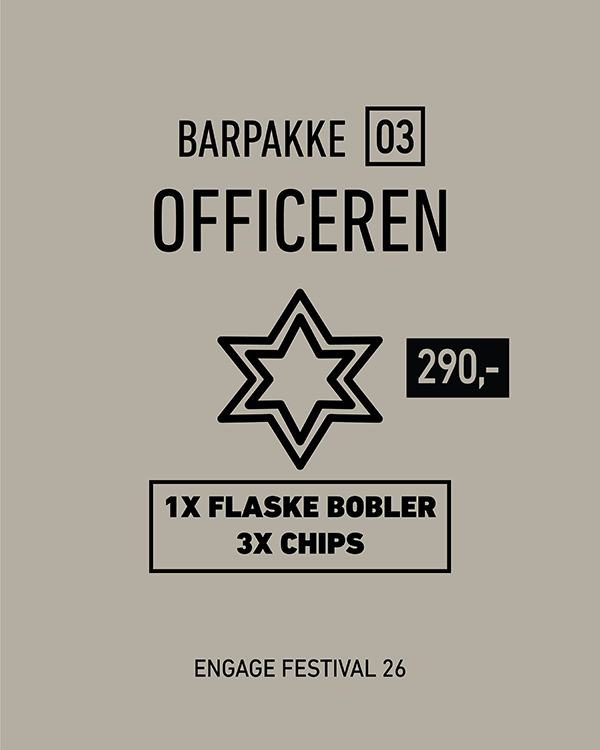 Zaalplattegrond: OFFICEREN - BARPAKKE