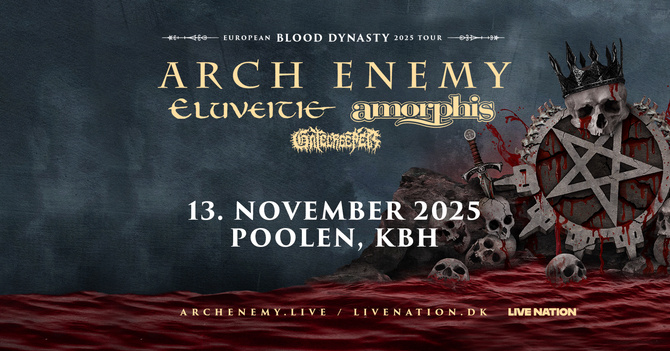 Salsoversigten til Arch Enemy er kun vejledende