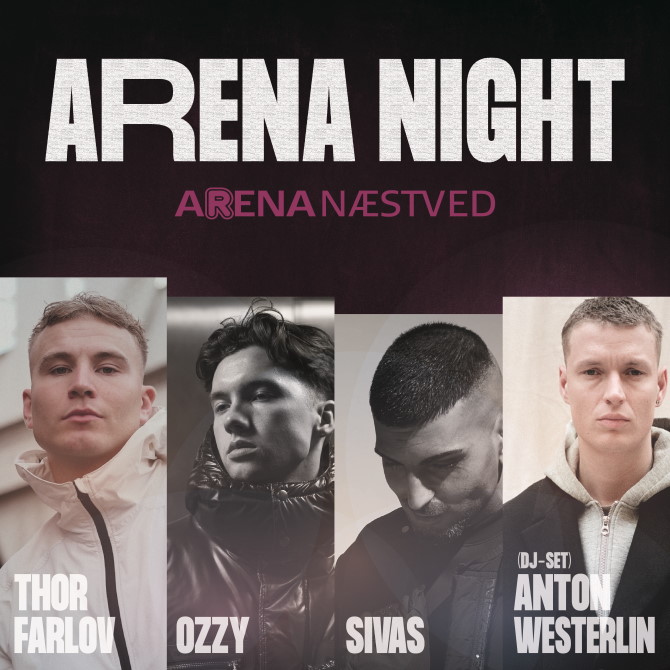 Salsoversigten til Arena Night er kun vejledende