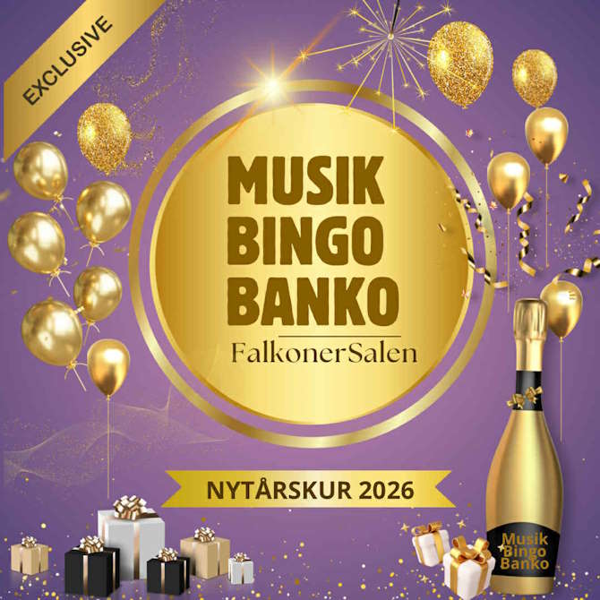 Salsoversigten til Musik Bingo Banko - Nytårskur er kun vejledende