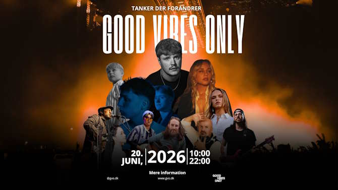 Salsoversigten til GOOD VIBES ONLY – TANKER DER FORANDRER er kun vejledende