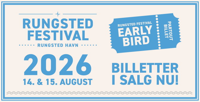 Venue seating chart for Rungsted Festival for reference only
