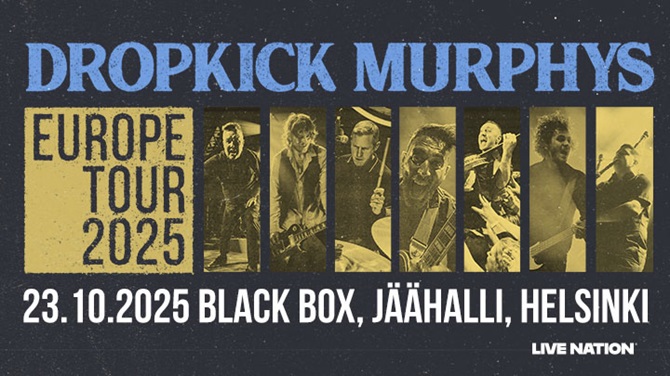 Arena platskarta för Dropkick Murphys enbart för referens