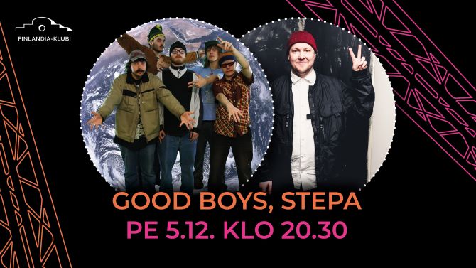 Tapahtumapaikan Good boys pohjakartta on vain ohjeellinen