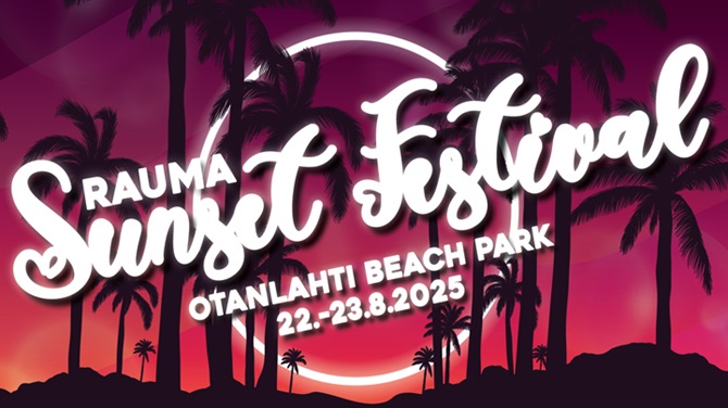 Tapahtumapaikan Rauma Sunset Festival pohjakartta on vain ohjeellinen