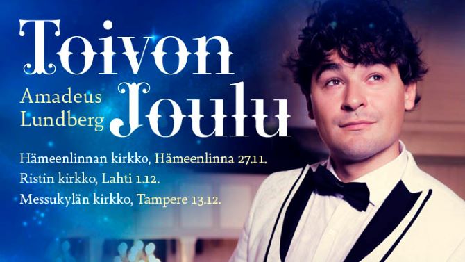 Tapahtumapaikan Amadeus Lundberg - Toivon joulu pohjakartta on vain ohjeellinen