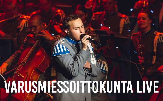Tapahtumapaikan Puolustusvoimien varusmiessoittokunta pohjakartta on vain ohjeellinen