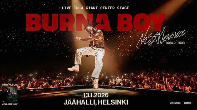 Arena platskarta för Burna Boy enbart för referens