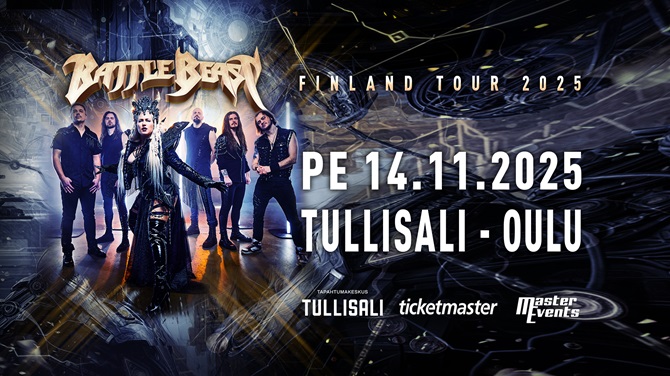 Tapahtumapaikan Battle Beast pohjakartta on vain ohjeellinen