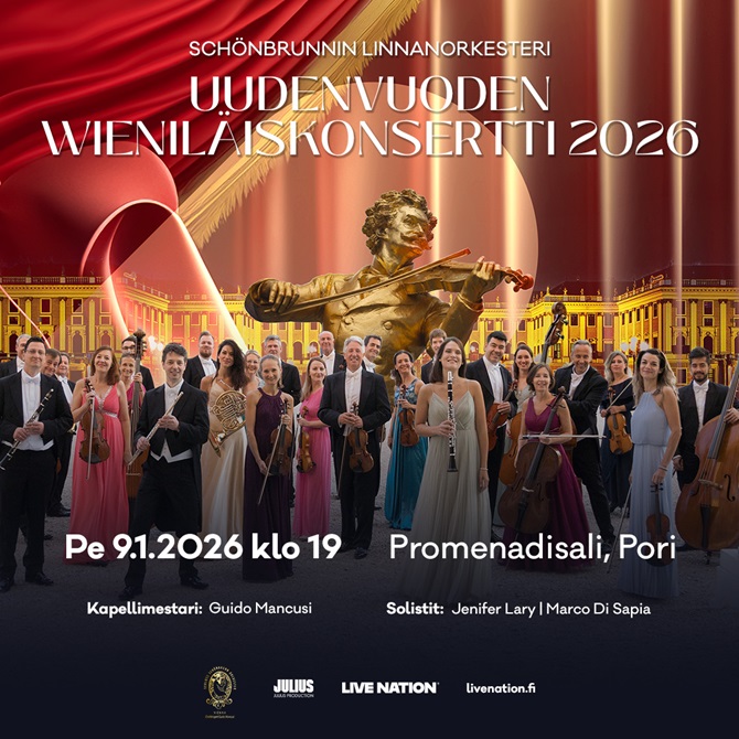 Tapahtumapaikan Uudenvuoden Wienilaiskonsertti pohjakartta on vain ohjeellinen