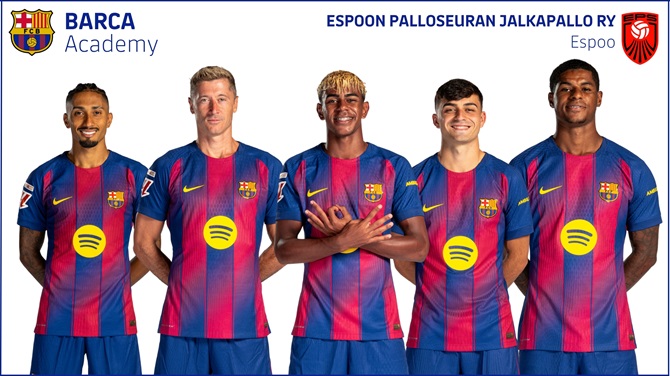 Tapahtumapaikan FC Barcelona Camp pohjakartta on vain ohjeellinen