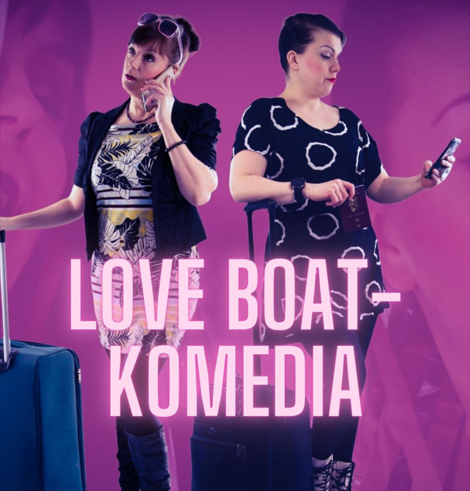 Tapahtumapaikan Love Boat -komedianäytelmä pohjakartta on vain ohjeellinen