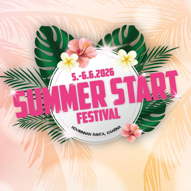 Tapahtumapaikan Summer Start Festival pohjakartta on vain ohjeellinen