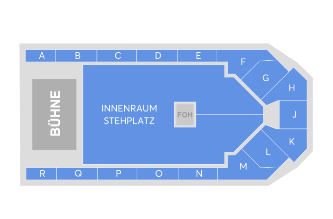 Saalplan - MCC Halle Münsterland