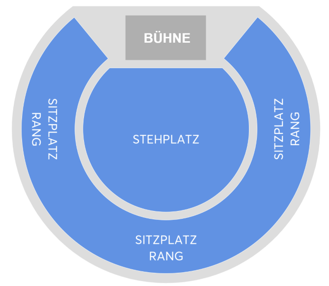 Plan de salle - Tempodrom