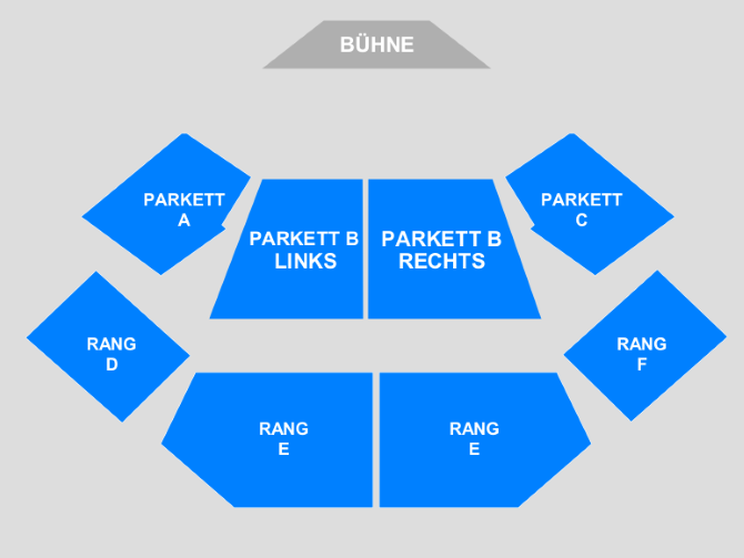 Saalplan Kultur und Kongresszentrum