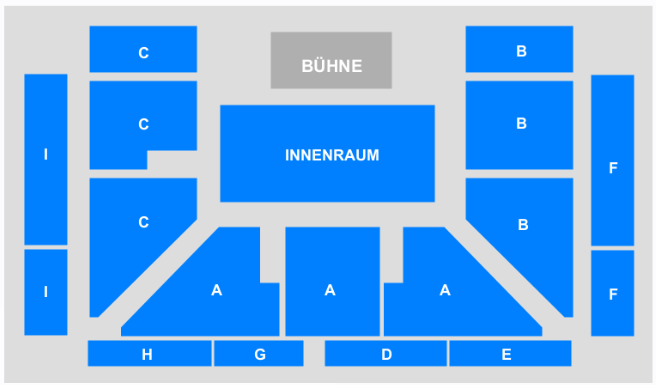 Saalplan für DIKKA nur zu Ansichtszwecken