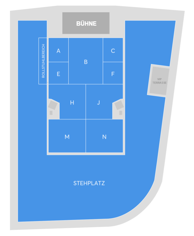 Saalplan - Wiley Sportpark