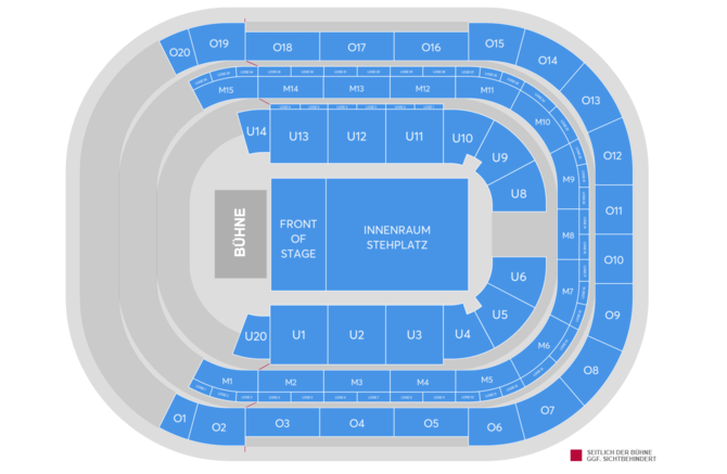 Saalplan - ZAG Arena