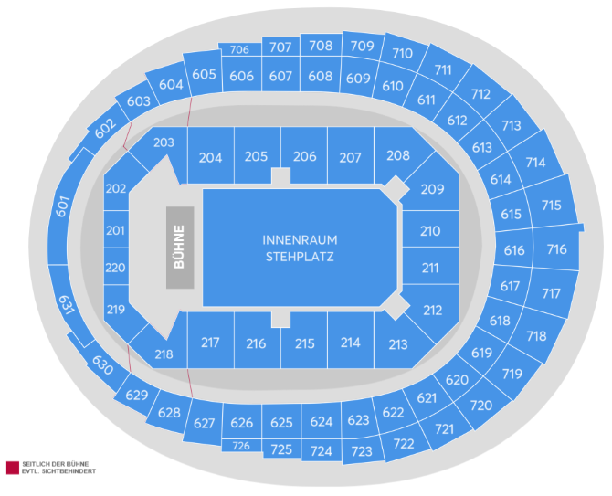 Thirty Seconds to Mars Presents A Beautiful Lie vs This Is War | VIP Seating Plan at Lanxess Arena